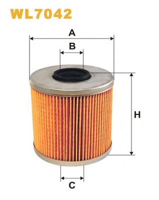 WIX FILTERS wl7042 -  Фильтр масляный двигателя